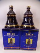 WADE BELLS SCOTCH WHISKY COMMEMORATIVE DECANTERS (2), The Prince of Wales' 50th Birthday 1948 -