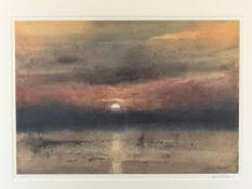 WILLIAM SELWYN print - Sunset 242/500, 41 x 58cms