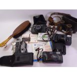 MINOLTA I-MATIC F VINTAGE CAMERA, Karl Zeiss vintage field glasses plus miscellaneous and similar