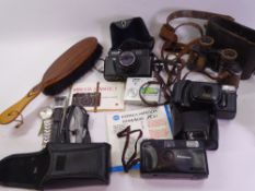 MINOLTA I-MATIC F VINTAGE CAMERA, Karl Zeiss vintage field glasses plus miscellaneous and similar