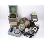 MARINE/MILITARY INTEREST hand bearing compasses ETC including a Type 06.A WWII example with broad