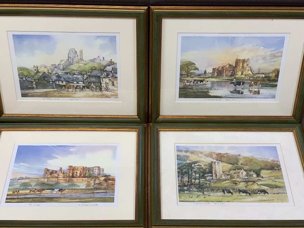 TOM HARLAND limited edition prints (8) with matching frames, all signed and numbered in pencil, - Image 3 of 3