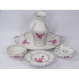 ROYAL DUX DRESSING TABLE ITEMS and a large assortment of other china and pottery (4 boxes)