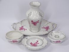 ROYAL DUX DRESSING TABLE ITEMS and a large assortment of other china and pottery (4 boxes)