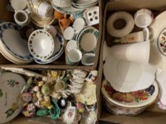 DECORATIVE POTTERY, CHINA & CABINET WARE (within 3 boxes)