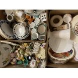 DECORATIVE POTTERY, CHINA & CABINET WARE (within 3 boxes)