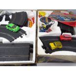BOXED SCALEXTRIC SETS (2) including Beetle Cup and Scalextric 300 Mini Clubman Raleigh Cross set,