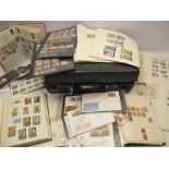 STAMPS - Commonwealth and GB albums with mint and used contents, also, stock books with Worldwide, a