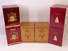 WADE BELLS SCOTCH WHISKY, Bell decanters (6), boxed with contents to include 2 x Limited Edition