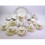 DUCHESS GREANSLEAVES TEA & DINNERWARE and Ridgway White Mist tea and dinnerware