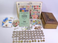 VINTAGE & LATER HALF CROWNS and other British and overseas coinage with a Whirlwind album of World