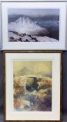 ROB PIERCY prints - Tryfan 474/500, 38 x 57cms and Bridge Below Cnicht 19/500, 60 x 37cms