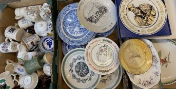 EISTEDDFOD & SIMILAR RELATED COMMEMORATIVE PLATES, BEAKERS ETC and other ceramics including