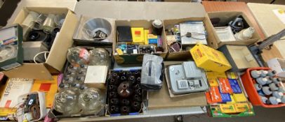 VINTAGE DARKROOM EQUIPMENT including a Durst M601 Enlarger, Durst Colorneg Analyser, lamps, fluid