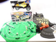 BOYS 'STAND UP & PLAYING WORLD CUP CRICKET' GAME, Artin Racing Car game and boxed Video Shack