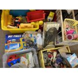 TOYS & GAMES - dolls, early learning blocks and similar items, a large parcel