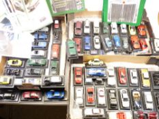 DIECAST MODEL VEHICLES on labelled plinths by Del Prado Publishers along with their literature, (