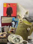 ELVIS PRESLEY - A FABULOUS COLLECTION including 100 approx LPs including sealed Anniversary Gold