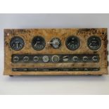 AUTOMOBILIA - Daimler/Jaguar dashboard section with Smiths and Lucas dials