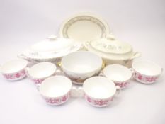 MINTON PENROSE, SUNNINGDALE & BROOKWOOD DINNERWARE, Royal Doulton soup bowls ETC