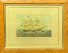 MARITIME SET OF 8 ANTIQUE STYLE PRINTS, 21 x 28cms