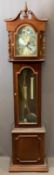 REPRODUCTION TEMPUS FUGIT GRANDMOTHER CLOCK, 145cms H, 35cms W, 23cms D