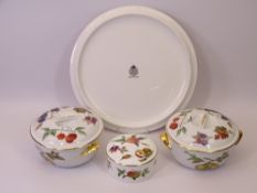 ROYAL WORCESTER EVESHAM OVEN-TO-TABLE WARE and other Worcester items