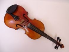 VIOLIN labelled 'Andrea Castagneri' in a hard case