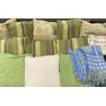 HOME FURNISHINGS PARCEL comprising cushions (11) and throws (3)