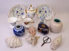 COALPORT PAGEANT CHINA - FOUR PIECES, also items of Limoges, Poole, Royal Albert Old Country Roses