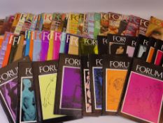 VINTAGE GLAMOUR GENTLEMAN'S MAGAZINES - Forum, 67 issues, 1969 - 1975 International Journal of Human