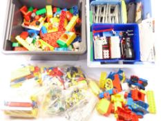 LEGO & DUPLO in two large tubs