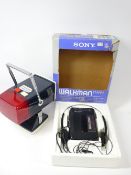 SONY BOXED WALKMAN - F2015 and an Ever Ready Workmate torch