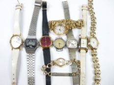 BIFORA LADY'S MANUAL DRESS WATCH, Seiko Solar manual wind watch and a collection of other watches