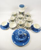 MID-CENTURY COFFEEWARE and a quantity of T G Green Blue Domino