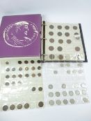 SLEEVED COLLECTA COIN ALBUM & CONTENTS entirely British content, 1819 and later