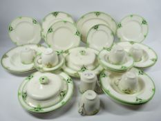 ART DECO STYLE DINNER & TABLEWARE - Woods Ivory