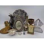 MIXED EPNS, BRASS & PEWTER WARE COLLECTABLES