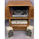 HITACHI STEREO SYSTEM SEPARATES - FT-J2 Tuner. HA-J2 Amplifier. HS-J2 Two Way Speakers. Also,