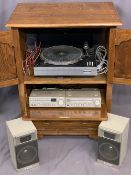 HITACHI STEREO SYSTEM SEPARATES - FT-J2 Tuner. HA-J2 Amplifier. HS-J2 Two Way Speakers. Also,