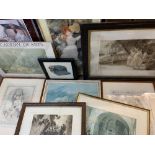 ANTIQUE PRINTS, ART POSTERS and an assortment of similar