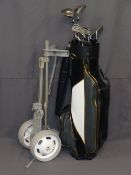 DUNLOP PART GOLF SET in a Pro Action bag with trolley