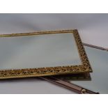 GILT FRAMED WALL MIRRORS (2) - 74 x 52cms the largest