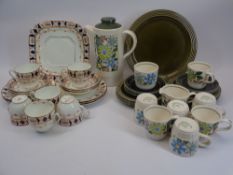 VINTAGE & MID-CENTURY TEAWARE to include Palissy April 20 plus pieces and a Cobalt and gilt