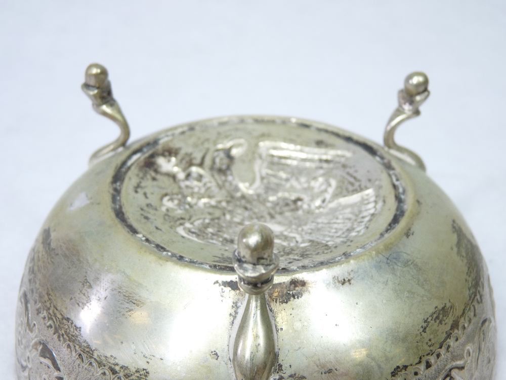 CYPRUS 830 STAMPED SILVER BOWLS (2) - Byzantine with centrally embossed double headed eagle - Image 3 of 3