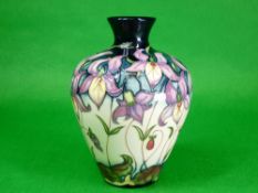 MOORCROFT 'Queen's Meadow' by Rachel Bishop - Limited edition vase 143/200, 17.5cms H, impressed and