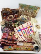 VINTAGE TAPESTRY & HABERDASHERY ITEMS