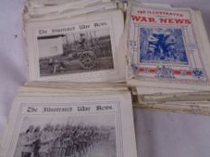 THE ILLUSTRATED WAR NEWS - approximately 50 issues