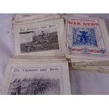 THE ILLUSTRATED WAR NEWS - approximately 50 issues