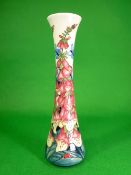 MOORCROFT 'Polka Dot Polly' trial vase by Rachel Bishop - 31cms H, impressed and